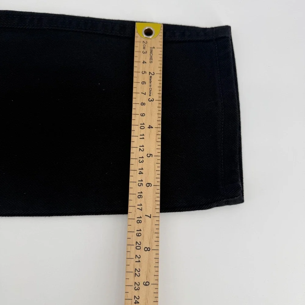 Harley-Davidson Jeans Women 8 PET Black Classic Straight High Rise Vintage 90s